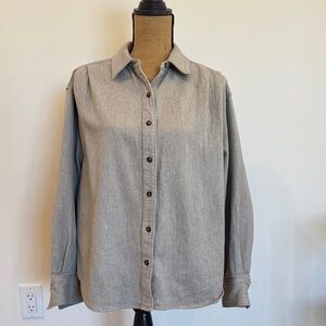 Etica Gray Button Down Shirt